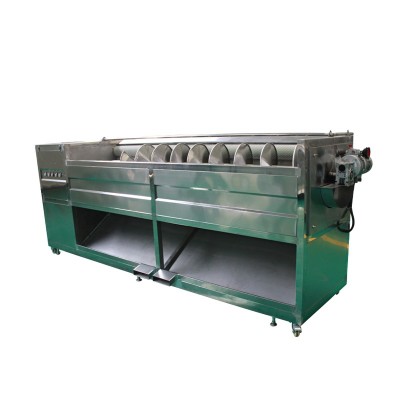 Rhizomatous vegetables  brush   peeler machine washing peeling machine Nigeria cassava emery roller peeler machine